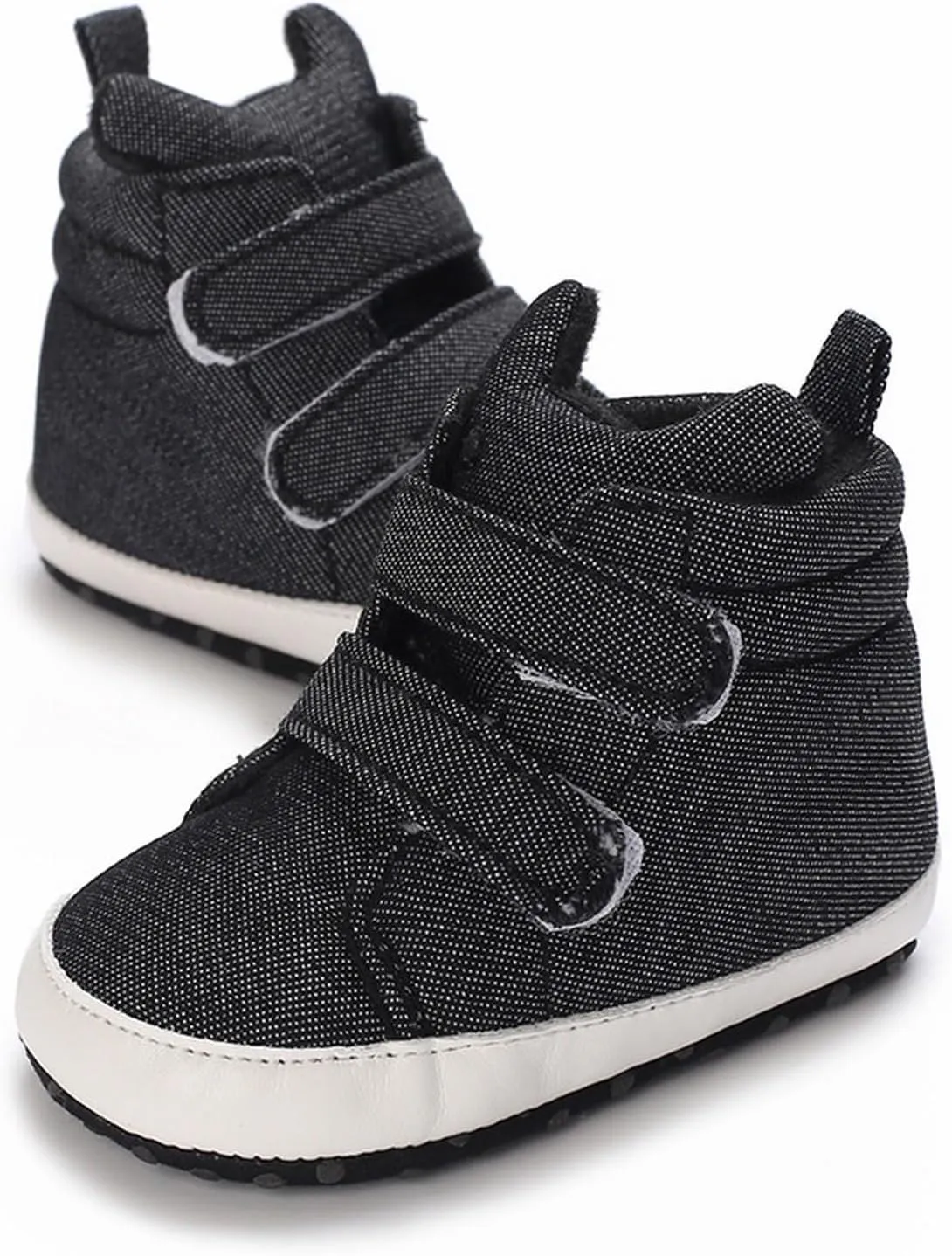 Toddler Baby Boys Girls High Tops Ankle Sneakers Soft Anti Slip Sole PU Leather Infant Newborn Kids 11 Shoes Girls