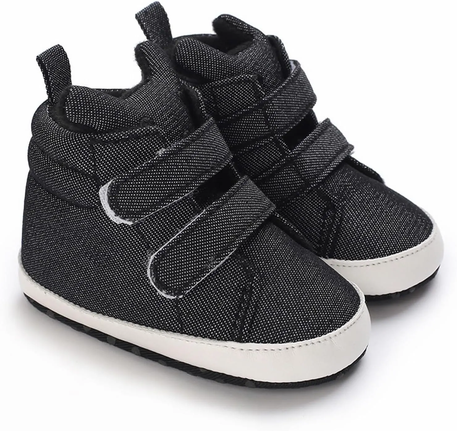 Toddler Baby Boys Girls High Tops Ankle Sneakers Soft Anti Slip Sole PU Leather Infant Newborn Kids 11 Shoes Girls