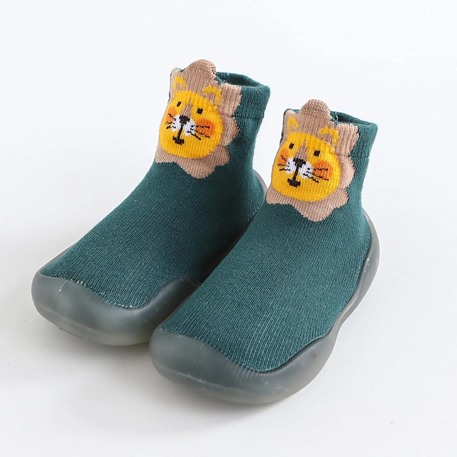 Toddler Baby Boys Girls Solid Warm Knit Soft Sole Rubber Shoes Socks Slipper Slippers for Men Non Slip