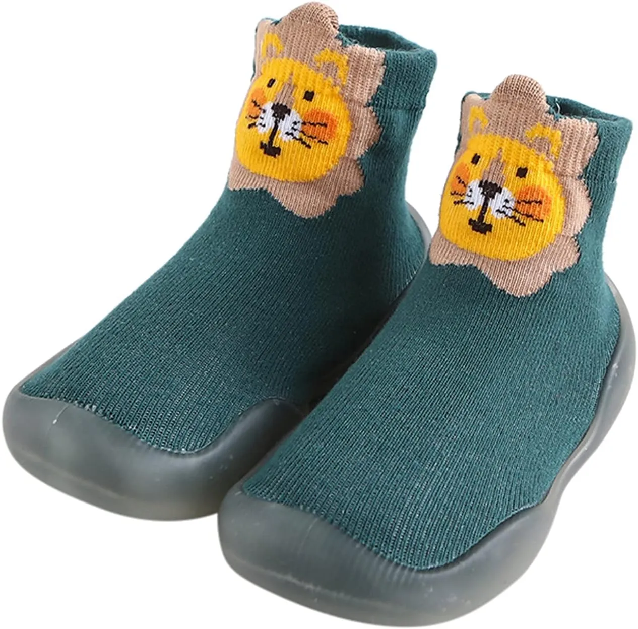 Toddler Baby Boys Girls Solid Warm Knit Soft Sole Rubber Shoes Socks Slipper Slippers for Men Non Slip