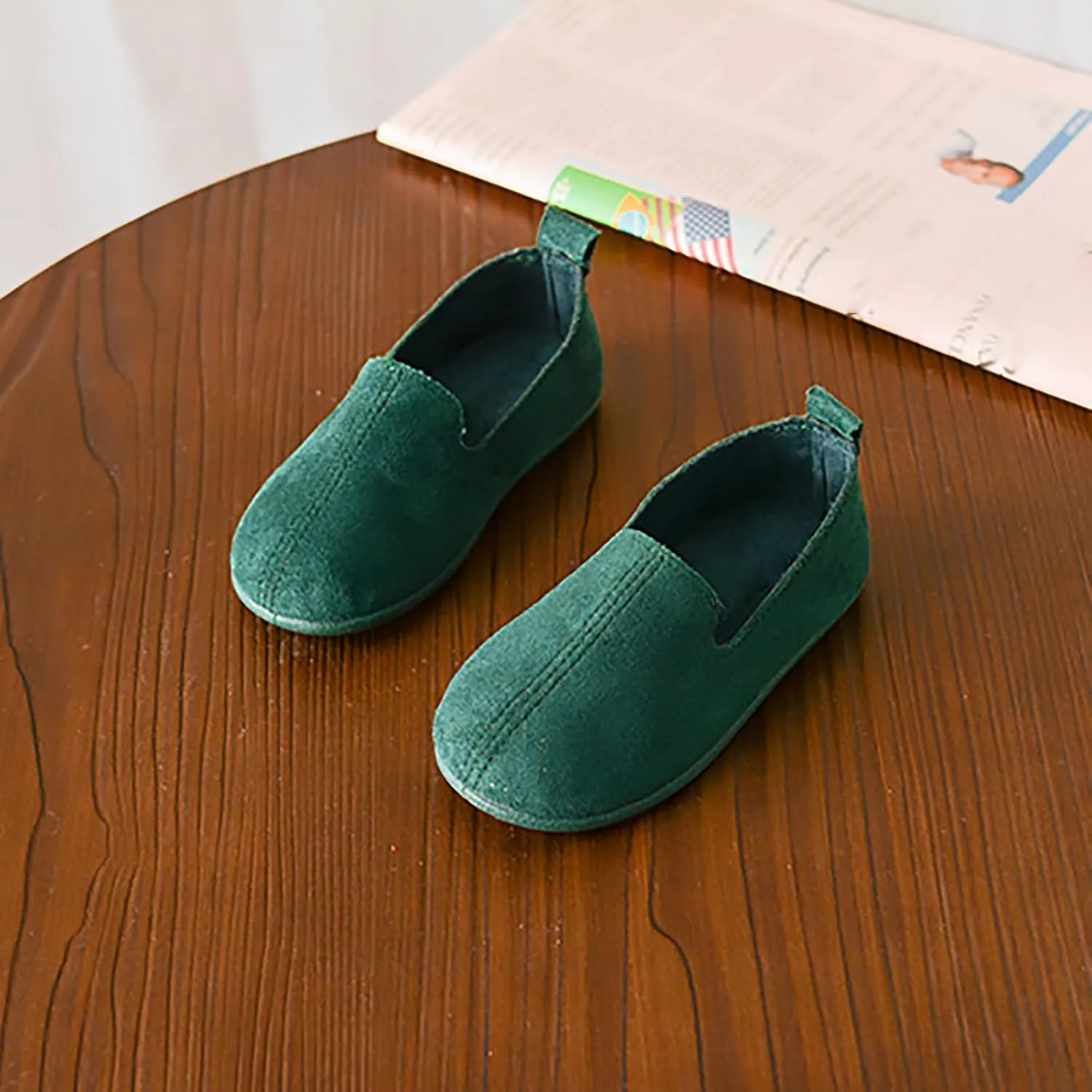 Toddler Baby Girls Shoes Fashion Girls Autumn Casual Shoes Solid Color Simple Flat Lightweight Shoes Children for