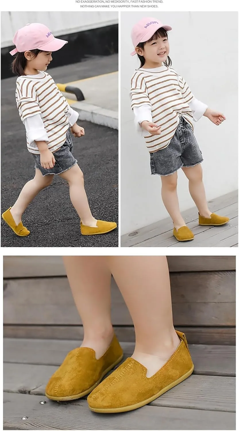 Toddler Baby Girls Shoes Fashion Girls Autumn Casual Shoes Solid Color Simple Flat Lightweight Shoes Children for