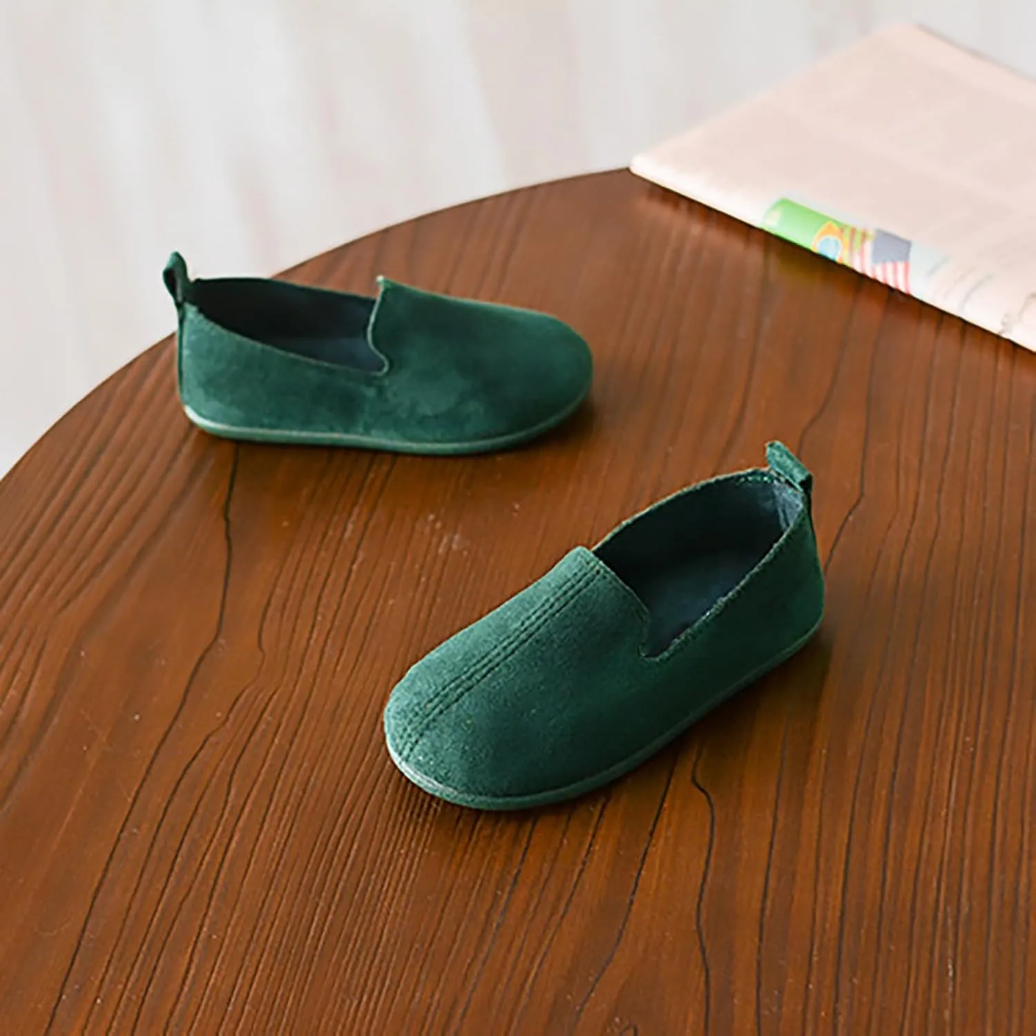 Toddler Baby Girls Shoes Fashion Girls Autumn Casual Shoes Solid Color Simple Flat Lightweight Shoes Children for