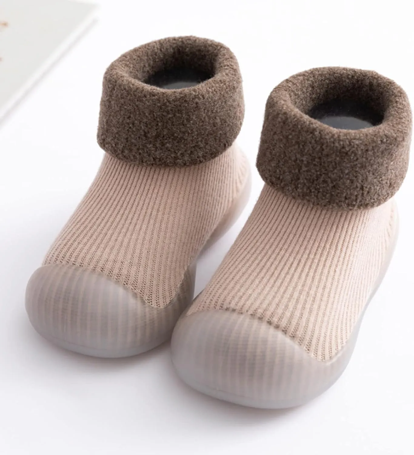 Toddler Boys Slippers Size 5 Kids Toddler Baby Boys Girls Solid Warm Knit Soft Sole Boy Slippers Size 3 Youth