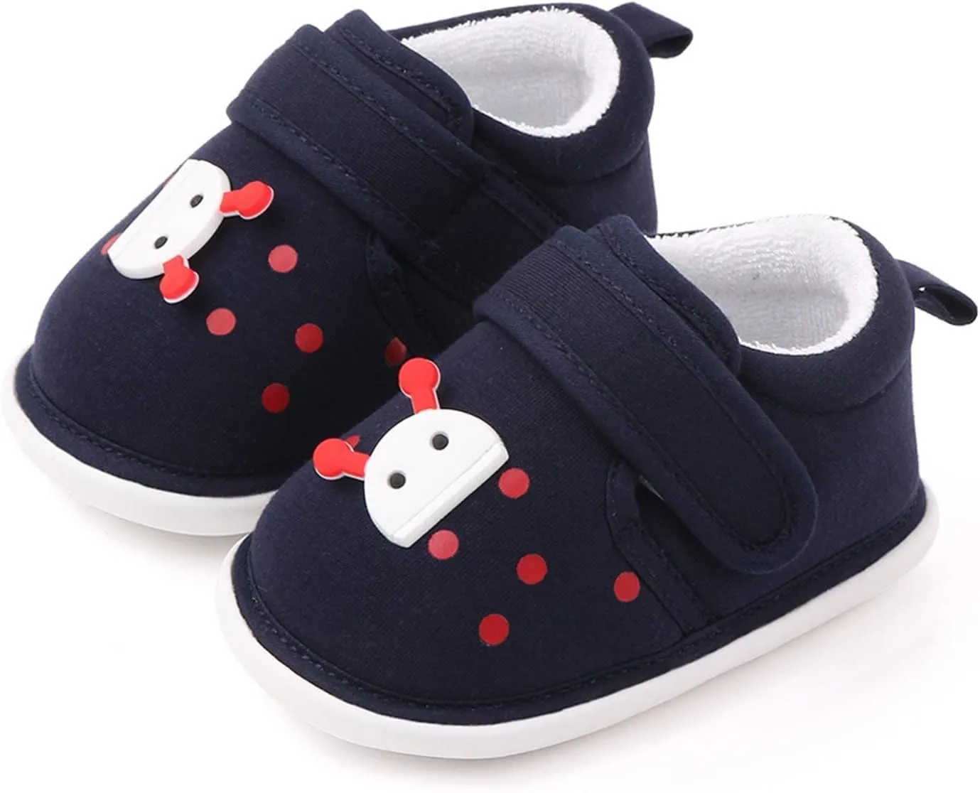 Toddler Cotton Sneaker artoon Pattern Soft Sole Baby Boys Girls First Walking Sport Shoes Spring Indoor Outdoor Shoes