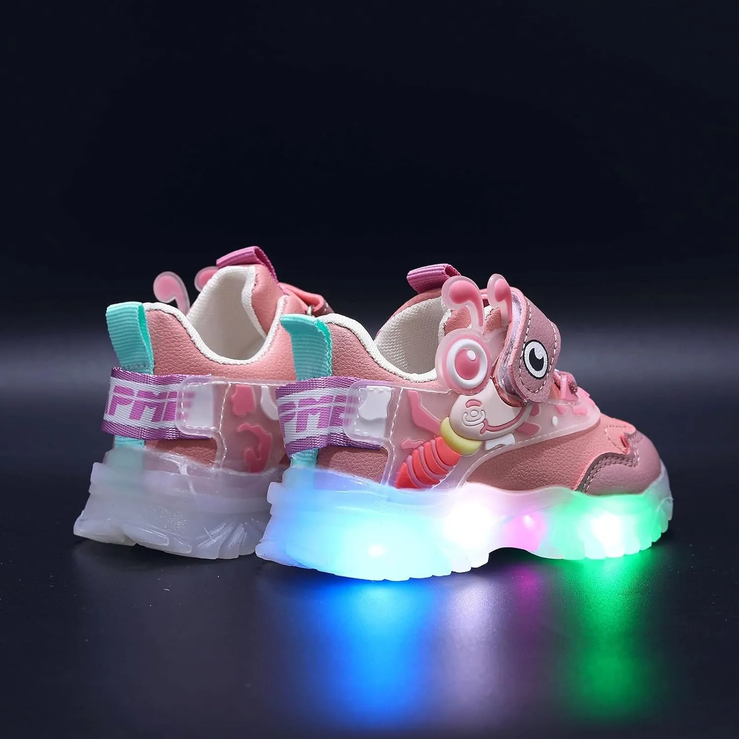 Toddler Cute Shoes Light Up Shoes for Girls Toddler Led Walking Shoes Girls Kids Children Baby Flat Bottom Sneakers