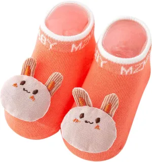 Toddler First Walking Non-Slip Lightweight Wide Shoes Baby Slip on Sneakers Knitted Elastic Soft Sole Indoor