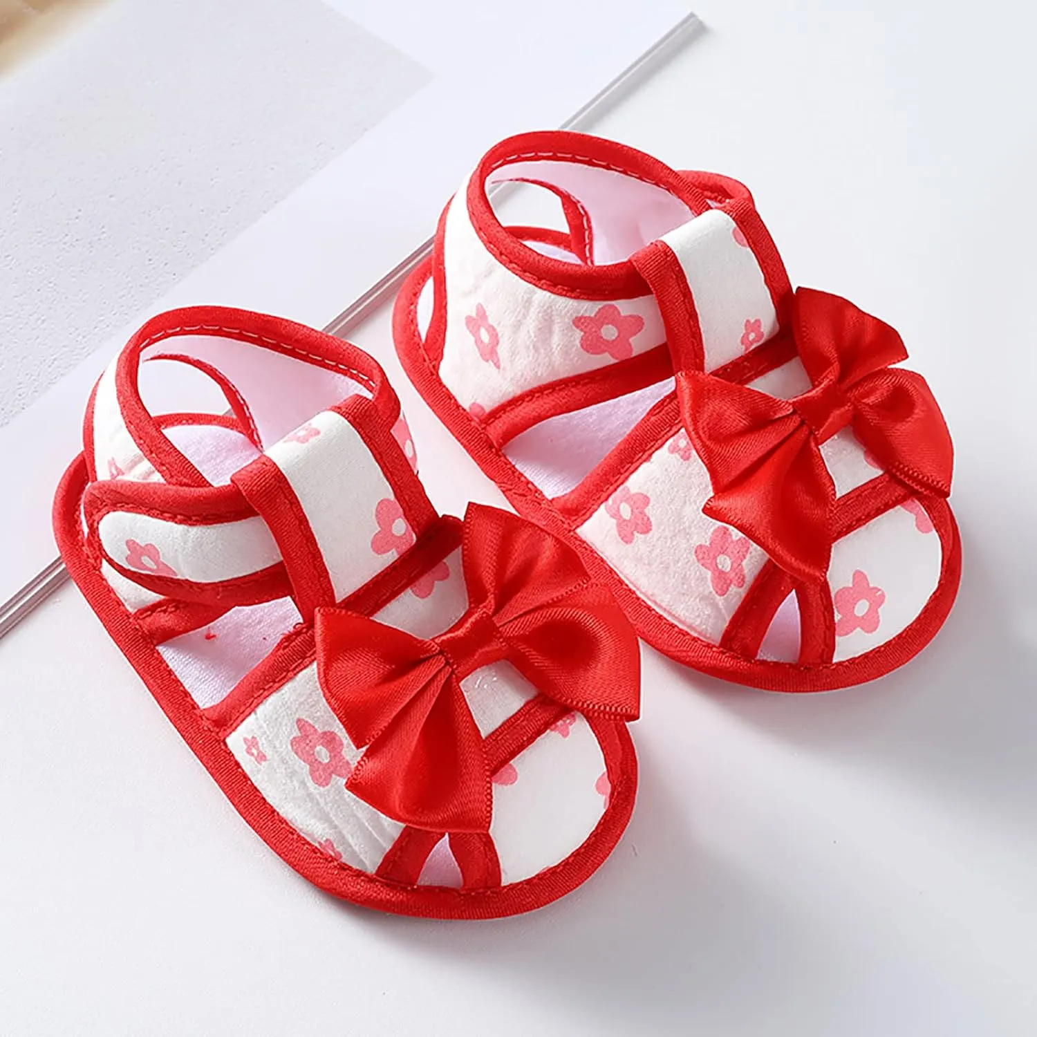 Toddler Girl Wide Shoes Baby Girls Soft Toddler Shoes Infant Toddler Walkers Shoes Bow Princess Shoes Toddler Shoe 6