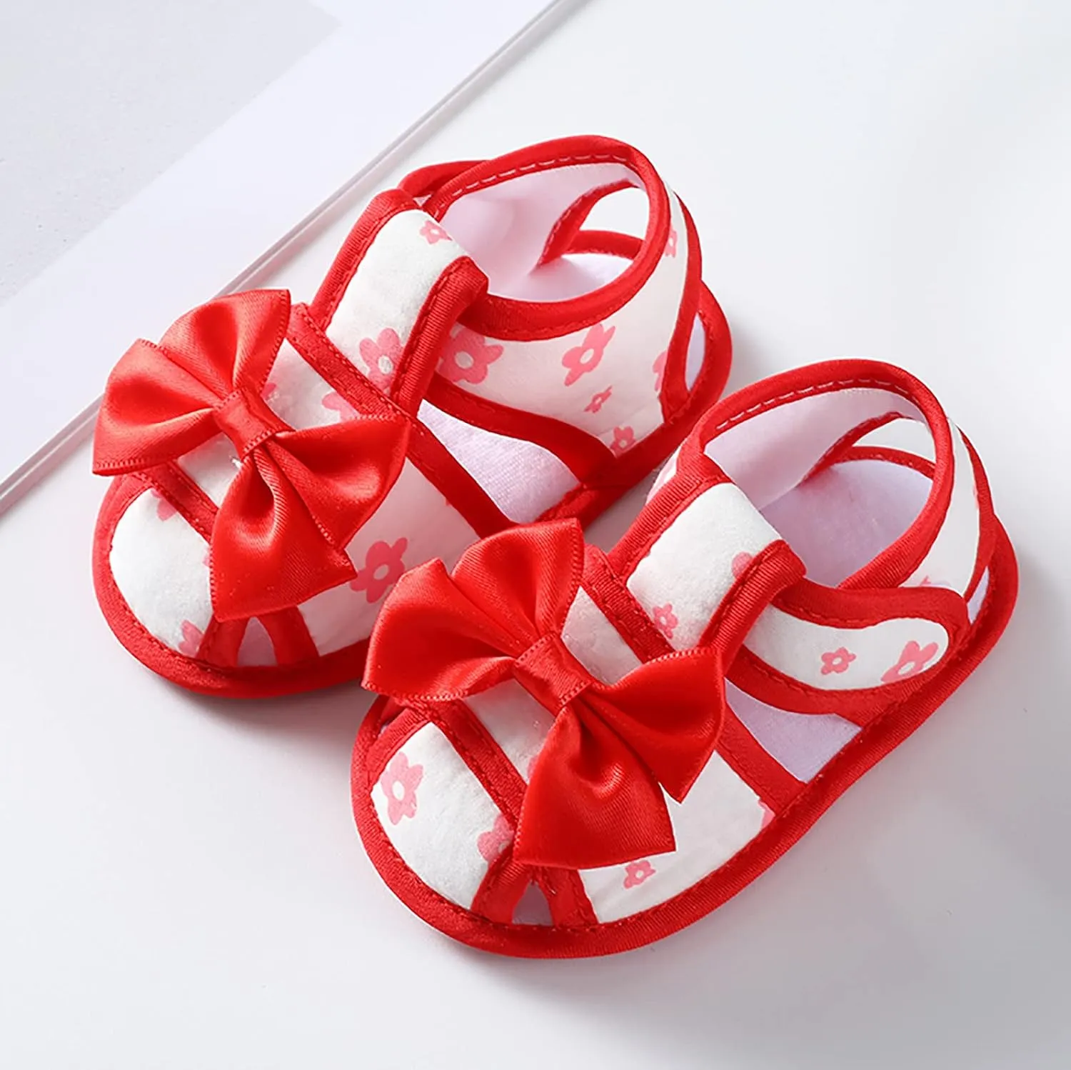 Toddler Girl Wide Shoes Baby Girls Soft Toddler Shoes Infant Toddler Walkers Shoes Bow Princess Shoes Toddler Shoe 6