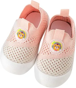 Toddler Girls Boys Sneakers Board Shoes Summer Mesh Breathable Shoes Light Soft Soled Walking Baby Size 3 Shoes Girl