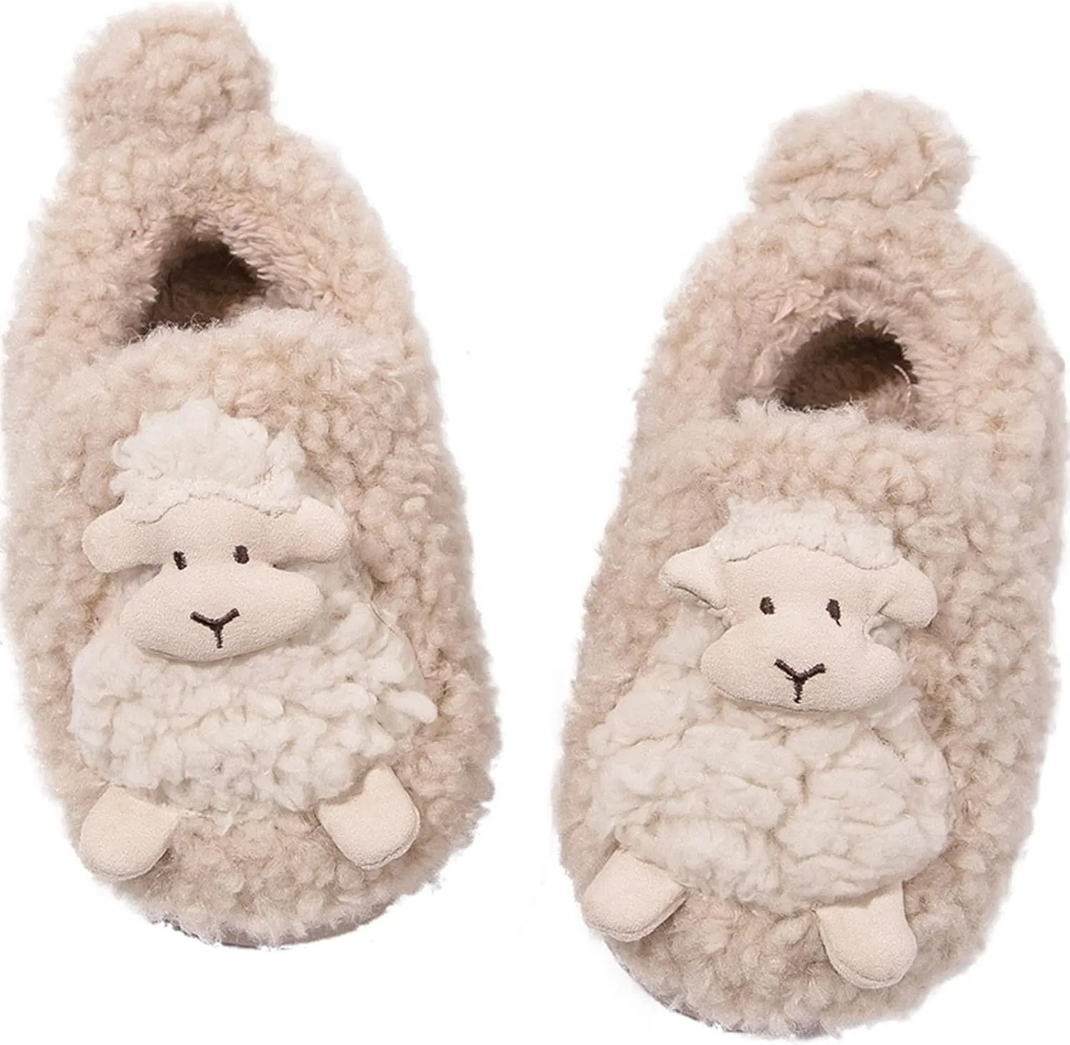 Toddler House Shoes Boys Fuzzy Slip On Slippers Soft Sole Flat Bottom Slipper Baby Non Slip Bedroom Slippers