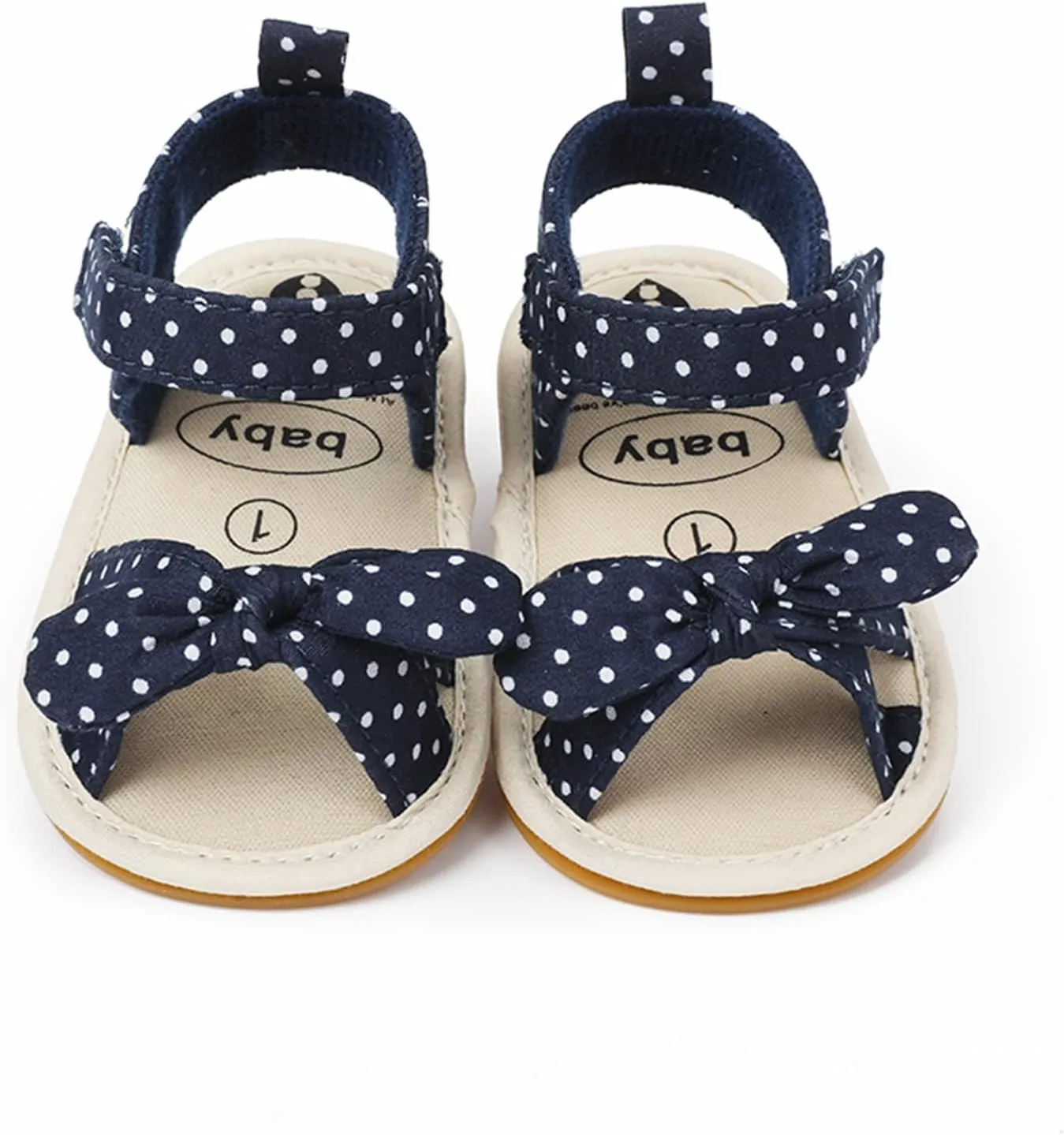 Toddler Kids Infant Girls Dots Prints Bowknot Dots Prints Princress Shoes Soft Sole The Floor Barefoot Non Slip First Walkers Prewalker Shoes Girl Water Shoes Size 6