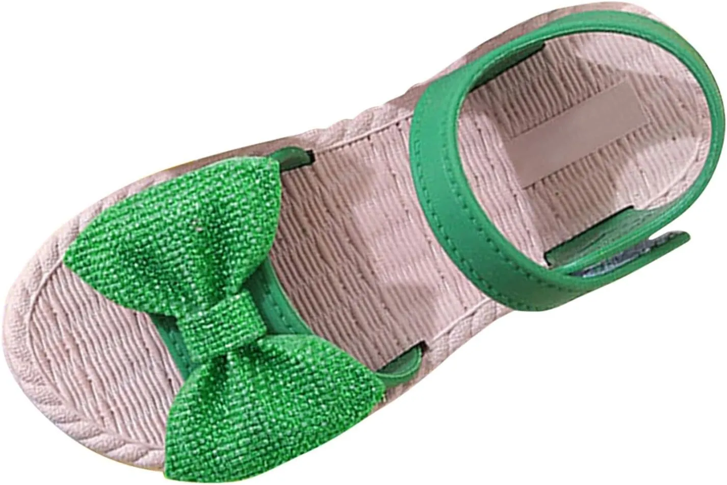 Toddler Kids Infant Girls Soild Bowknot Princress Shoes Soft Sole Non Slip First Walkers Prewalker Girls Wedding Sandals