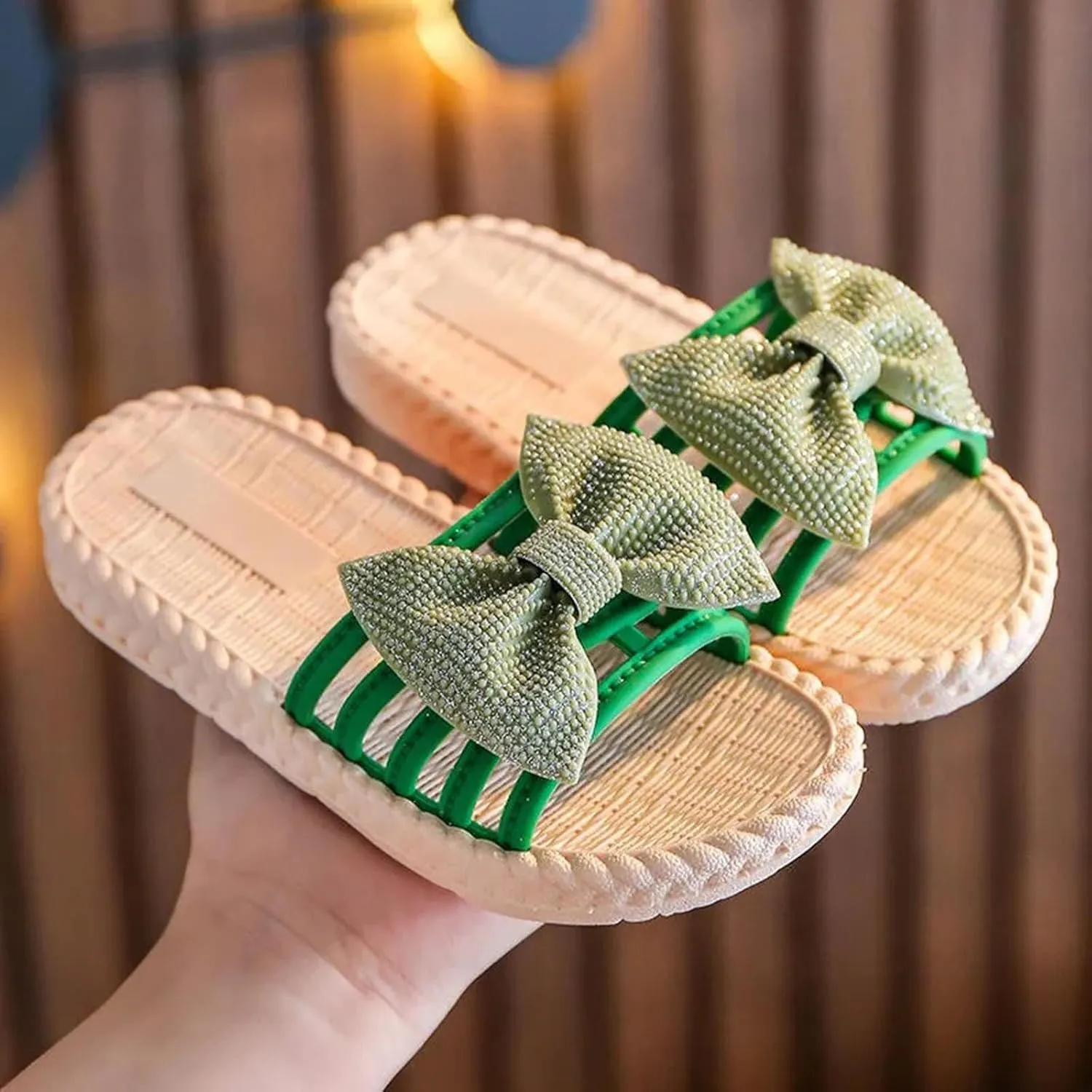 Toddler Kids Infant Girls Soild Bowknot Princress Shoes Soft Sole Non Slip First Walkers Size 3 Sandals for Girls