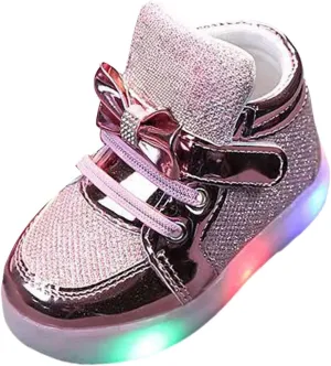 Toddler Kids Light Up Shoes Fashion LED Light Baby Shoes Casual Children Shoes Boys Girls Fashion Tennis Sneakers