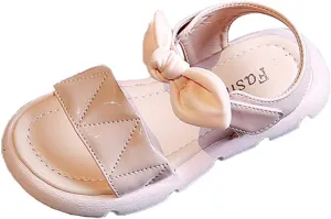 Toddler Little Big Kids Baby Girls Sandals Summer Bling Bowknot Princess Dress Beach Sandal Shoes Open-Toe Soft Sole Anti-Slip Flat