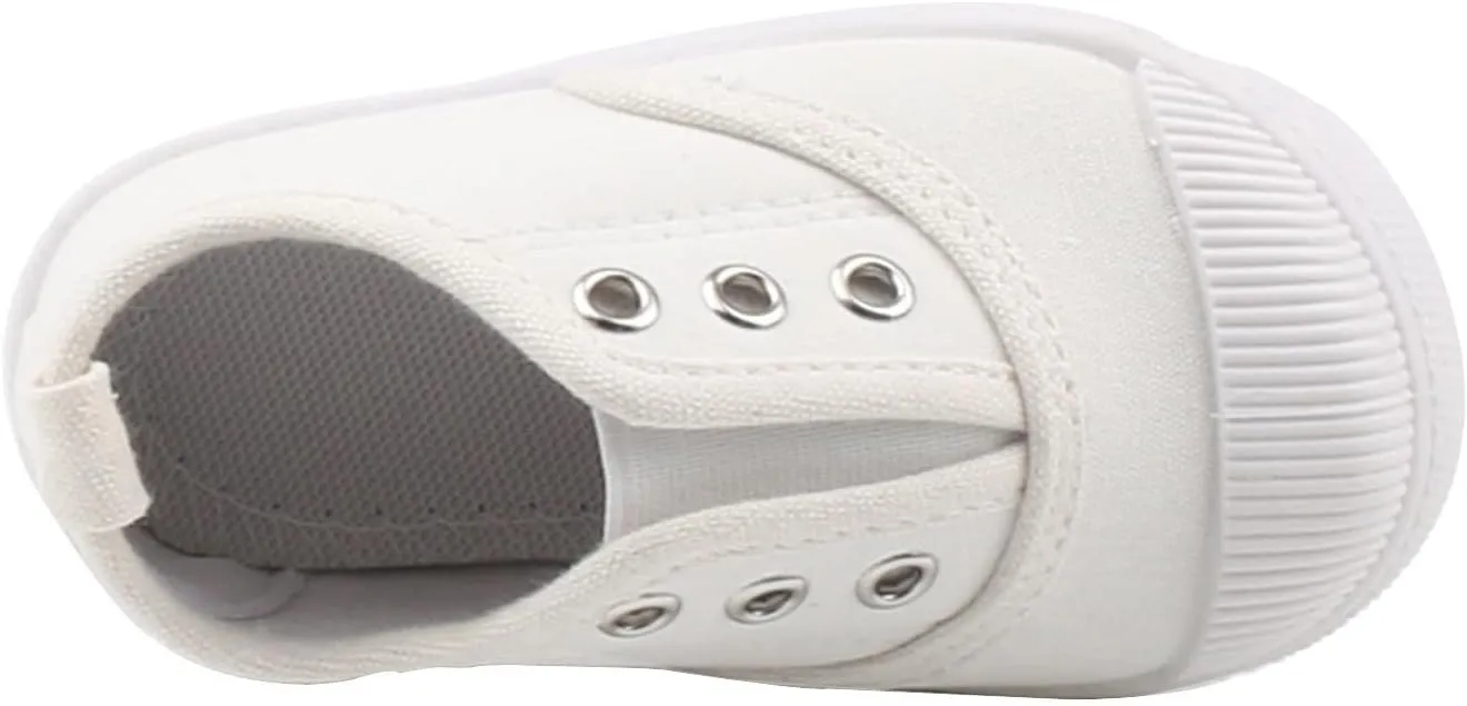 Toddler Shoes Baby Girl Sneaker Kids Boy Casual Canvas Slip on Walking Shoes Lightweight