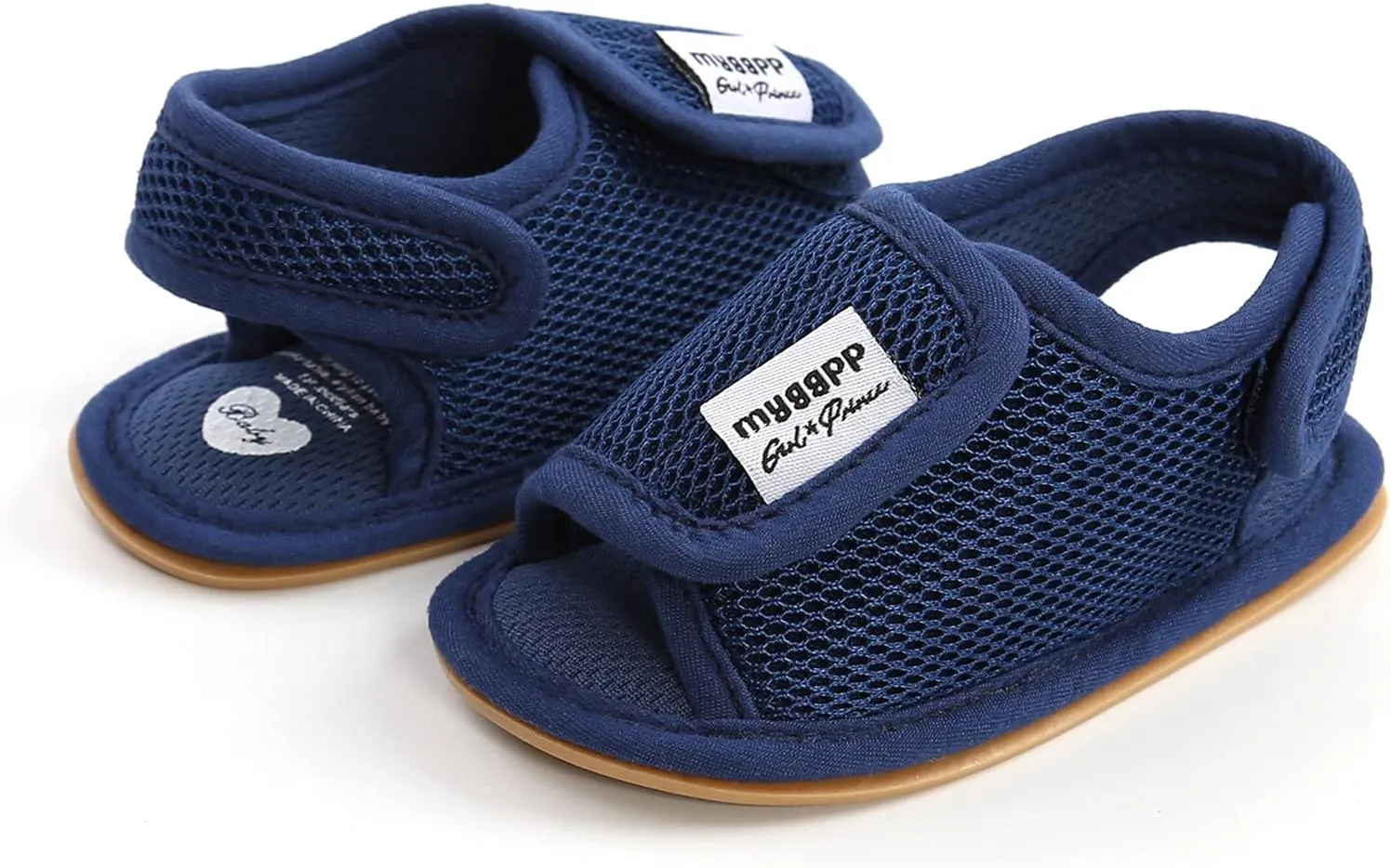 Toddler Shoes Baby Girls Boys Mesh Shoes Sandals Soft Non-Slip Rubber Sole Flat Closed Toe Walking Shoes