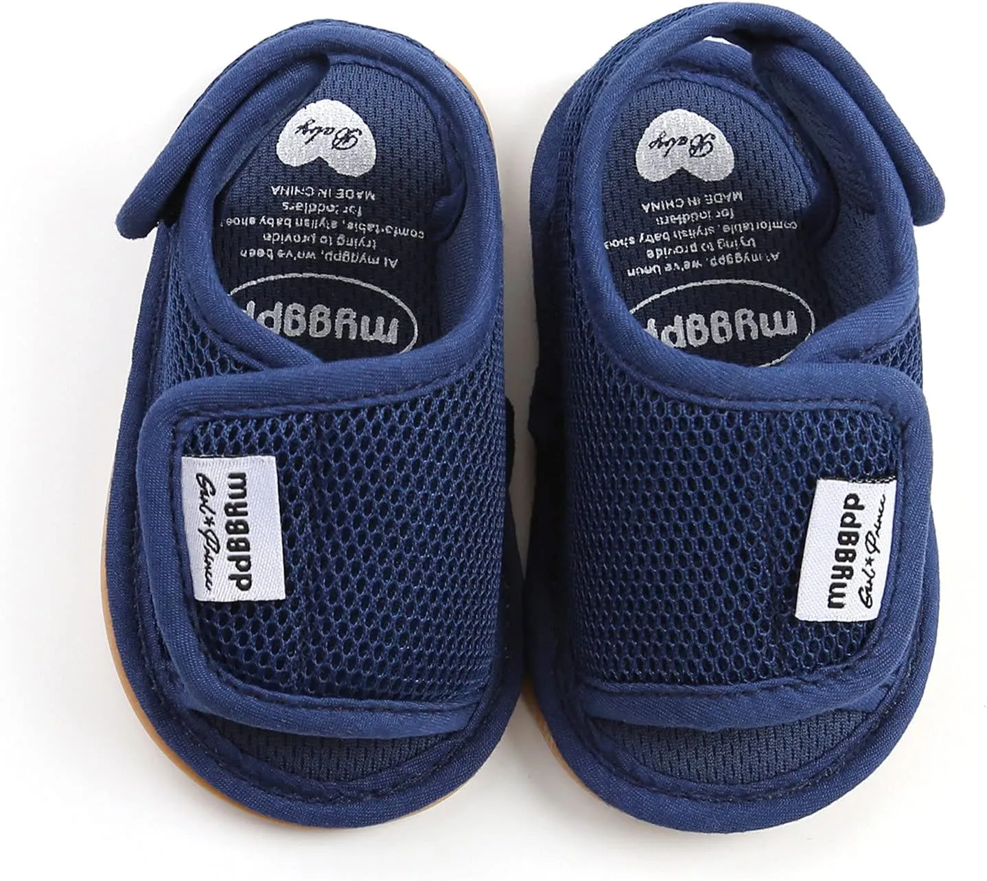 Toddler Shoes Baby Girls Boys Mesh Shoes Sandals Soft Non-Slip Rubber Sole Flat Closed Toe Walking Shoes