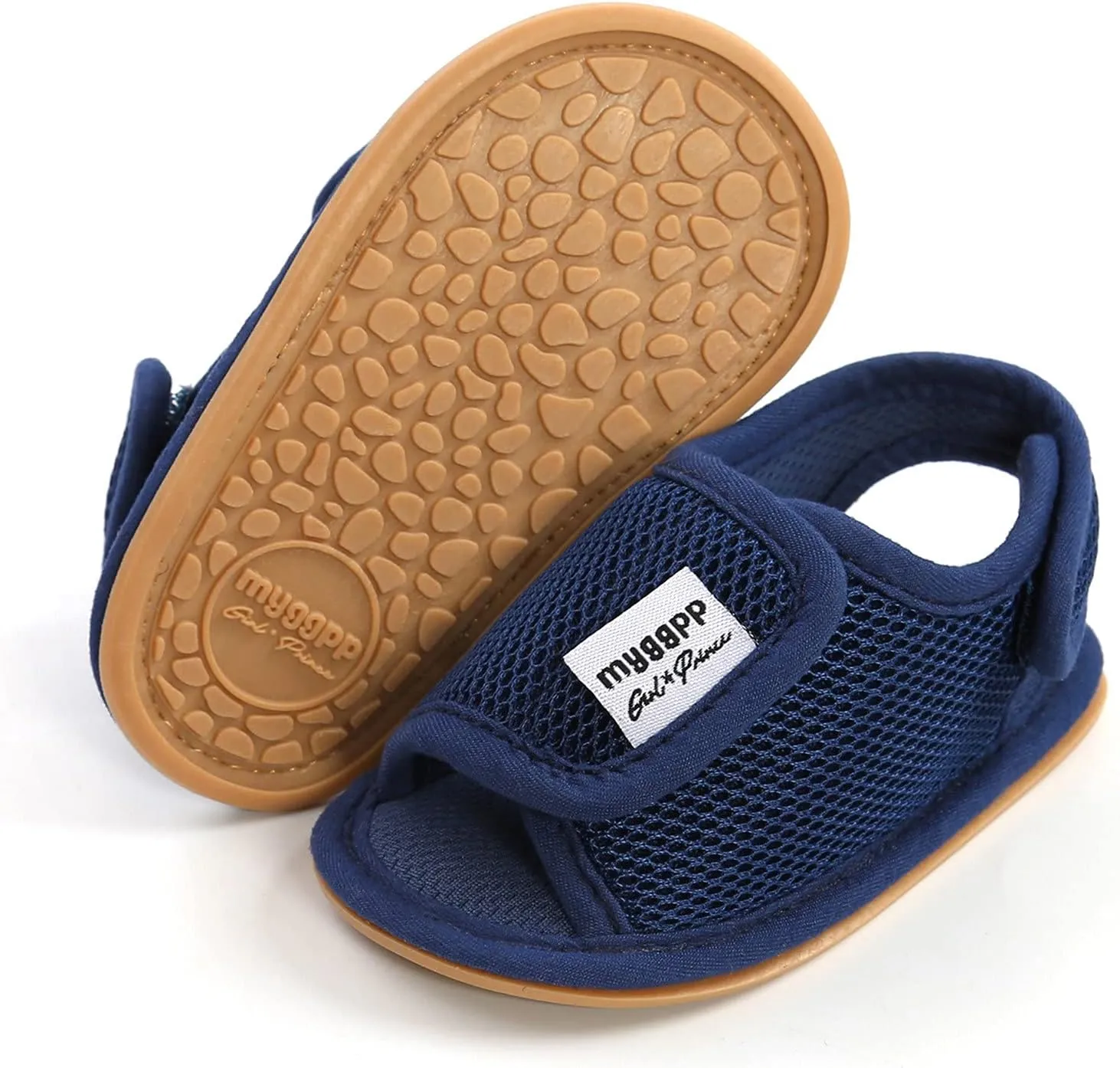 Toddler Shoes Baby Girls Boys Mesh Shoes Sandals Soft Non-Slip Rubber Sole Flat Closed Toe Walking Shoes