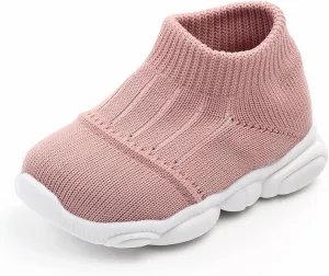 Toddler Shoes Boys Boys and Girls Children's Shoes Fly Weaving Mesh Shoes Breathable Non Slip Noisy Shoes for Kids