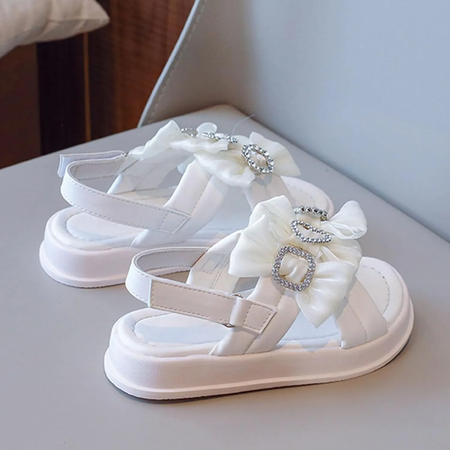 toddler size 8 sandal girls Soft Sole Shoes Fashion Girls Princess Shoes Baby Beach Shoes