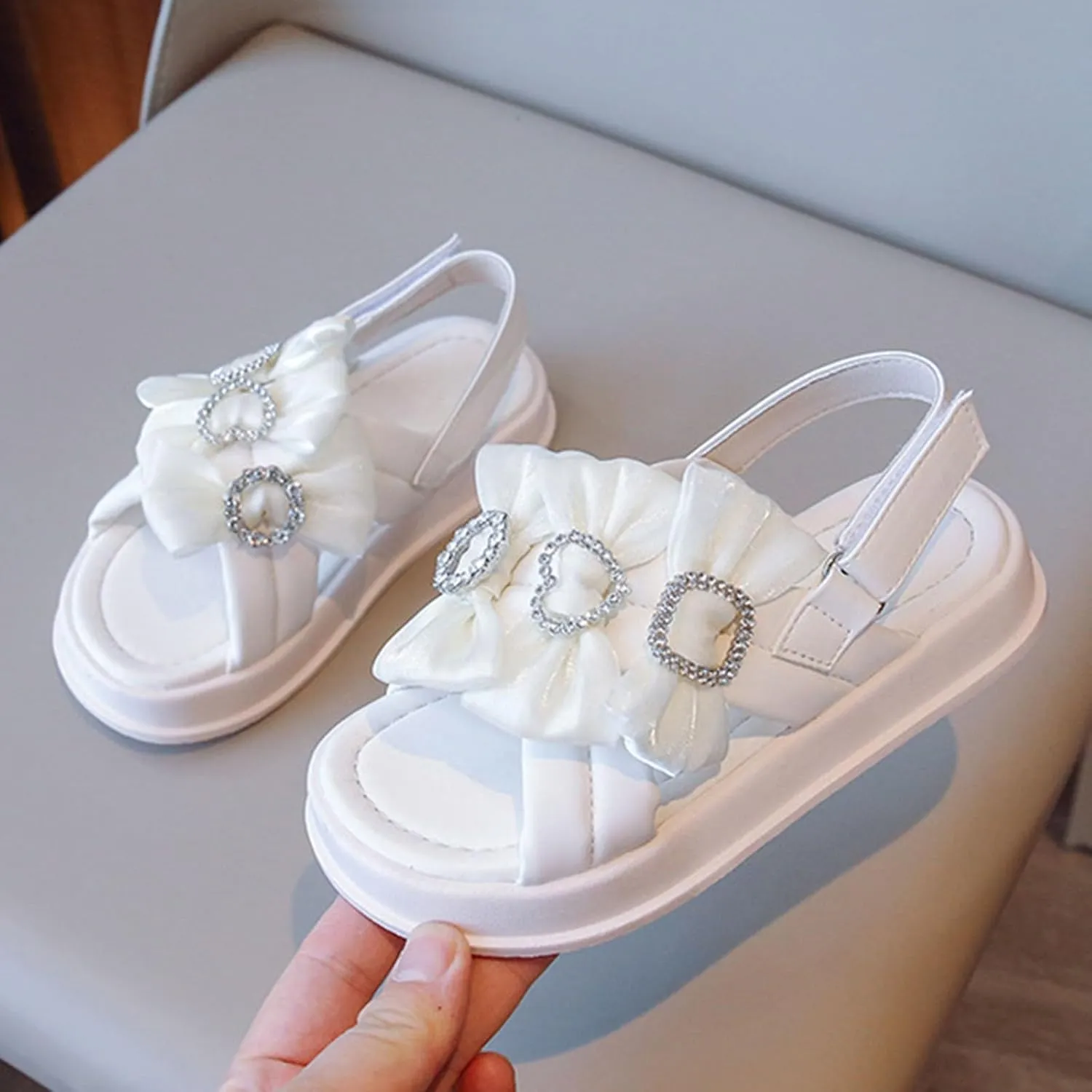 toddler size 8 sandal girls Soft Sole Shoes Fashion Girls Princess Shoes Baby Beach Shoes