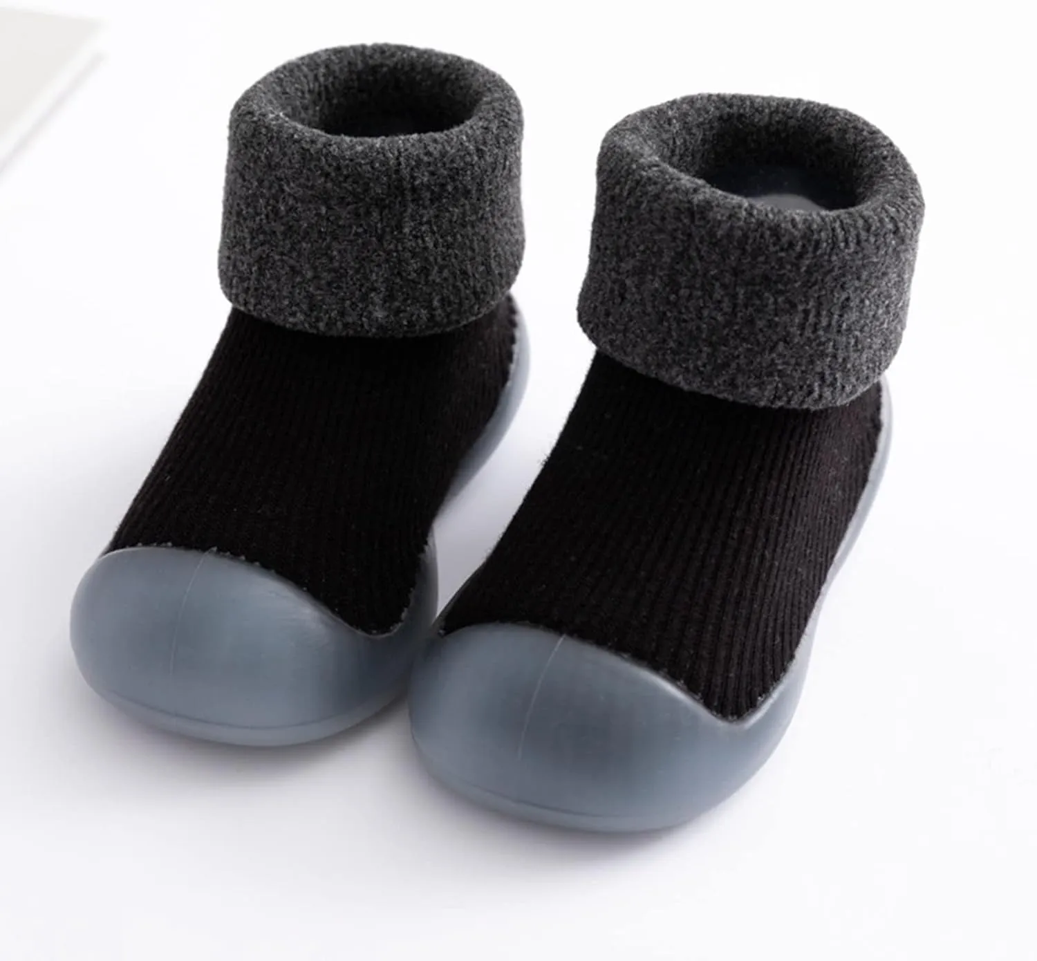 Toddler Size 9 Sandal Girls Socks Slipper Soft Baby Boys Rubber Shoes Sole Solid Toddler Boy Slippers Size 6