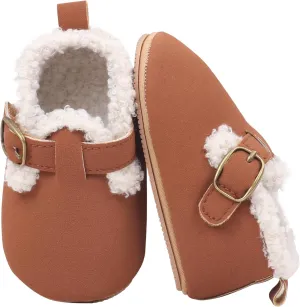 Toddler Slippers Girls Boys Non Slip Fuzzy House Shoes Soft Sole Baby Indoor Socks Walkers Boots