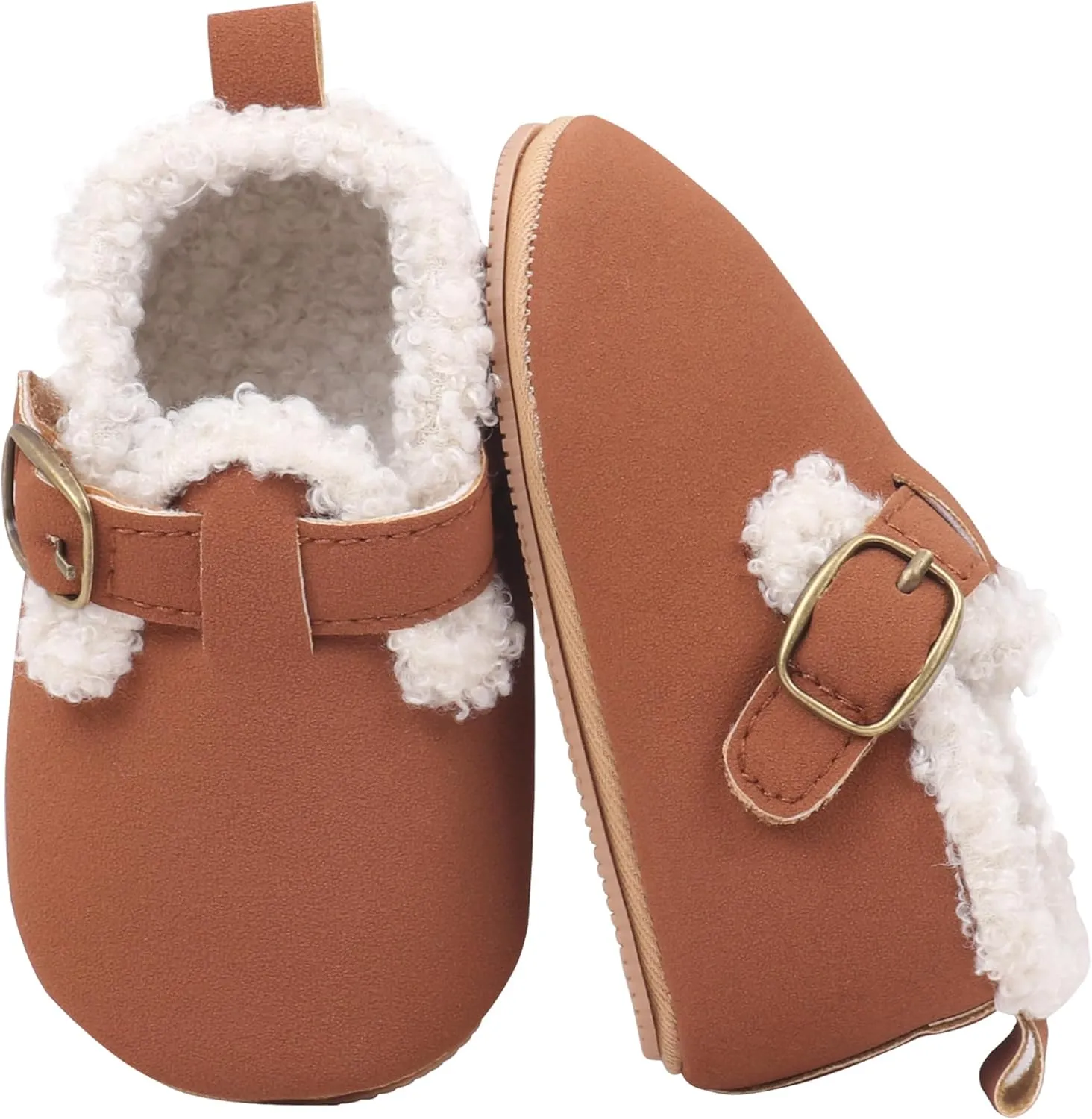 Toddler Slippers Girls Boys Non Slip Fuzzy House Shoes Soft Sole Baby Indoor Socks Walkers Boots
