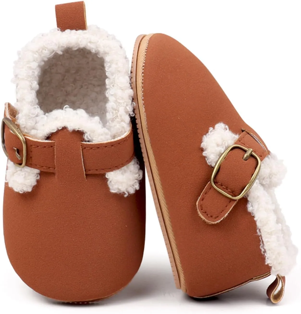 Toddler Slippers Girls Boys Non Slip Fuzzy House Shoes Soft Sole Baby Indoor Socks Walkers Boots