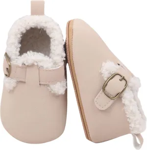 Toddler Slippers Girls Boys Non Slip Fuzzy House Shoes Soft Sole Baby Indoor Socks Walkers Boots