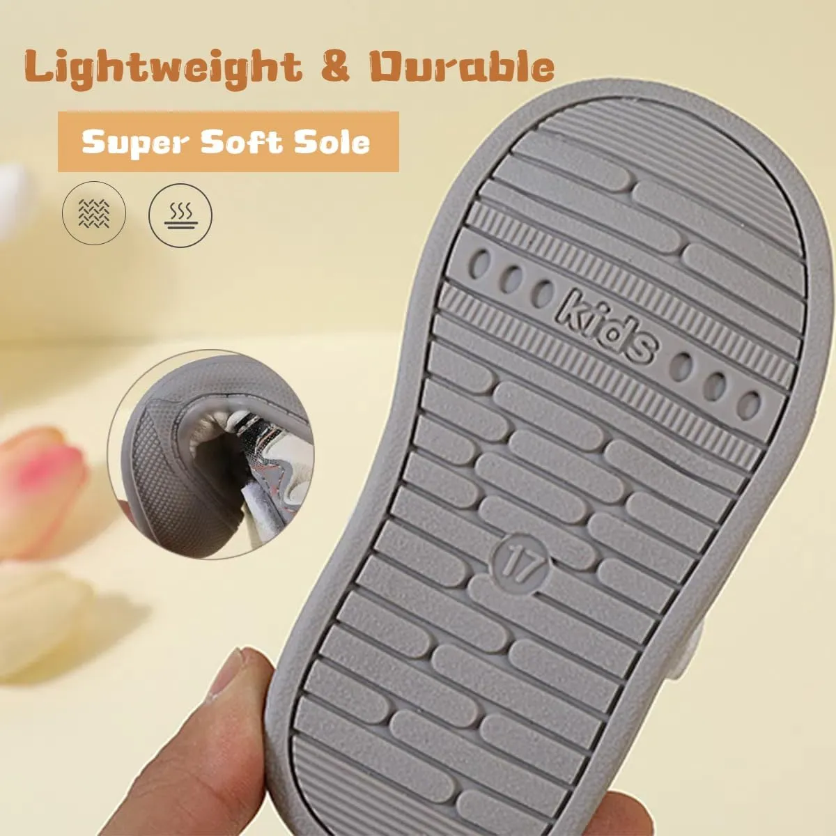 Toddler Sneakers Boys Girls Wide Toe Box Barefoot Shoes Preschool Comfortable First Walking Shoes Running Outdoor Activities