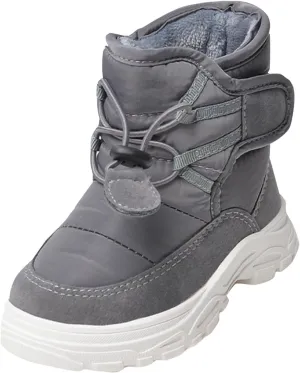 Toddler Snow Booties Open Toe Winter Ski Shoes Boys Kids Childrens Soft Sole Non Slip Fuzzy Warm Shoes Fashion Comfy