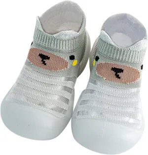 Toddler Sock Shoes,Infant Boys Girls Animal Prints Cartoon Socks Shoes Mesh The Floor Socks Non Slip Prewalker Shoes