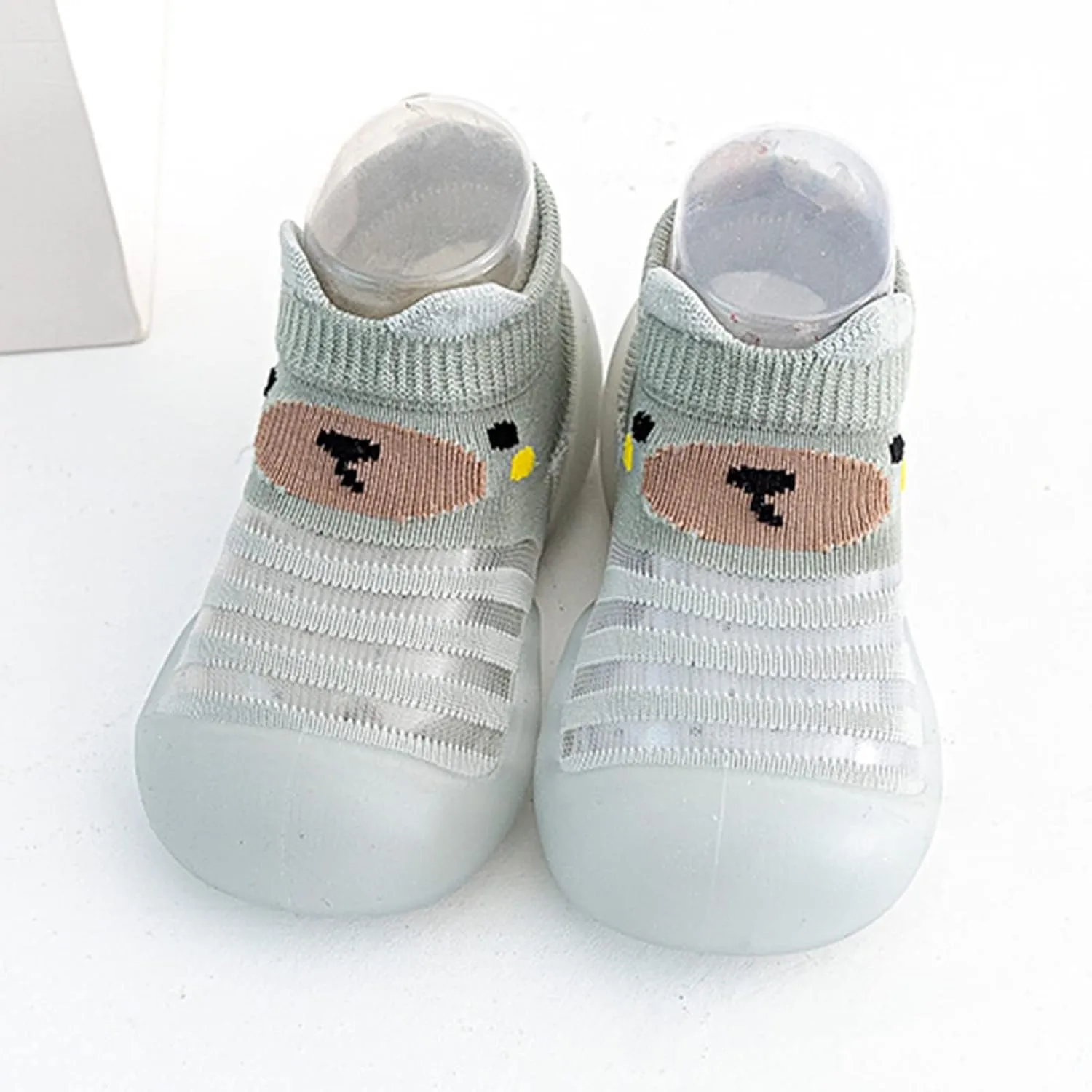Toddler Sock Shoes,Infant Boys Girls Animal Prints Cartoon Socks Shoes Mesh The Floor Socks Non Slip Prewalker Shoes
