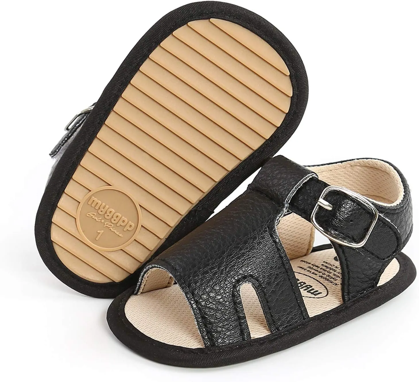 Toddler Summer Spring Shoes Soft Sole Walking Boys Prewalker Sandals Baby Flat Rubber Girls Shoes Non-Slip Shoes