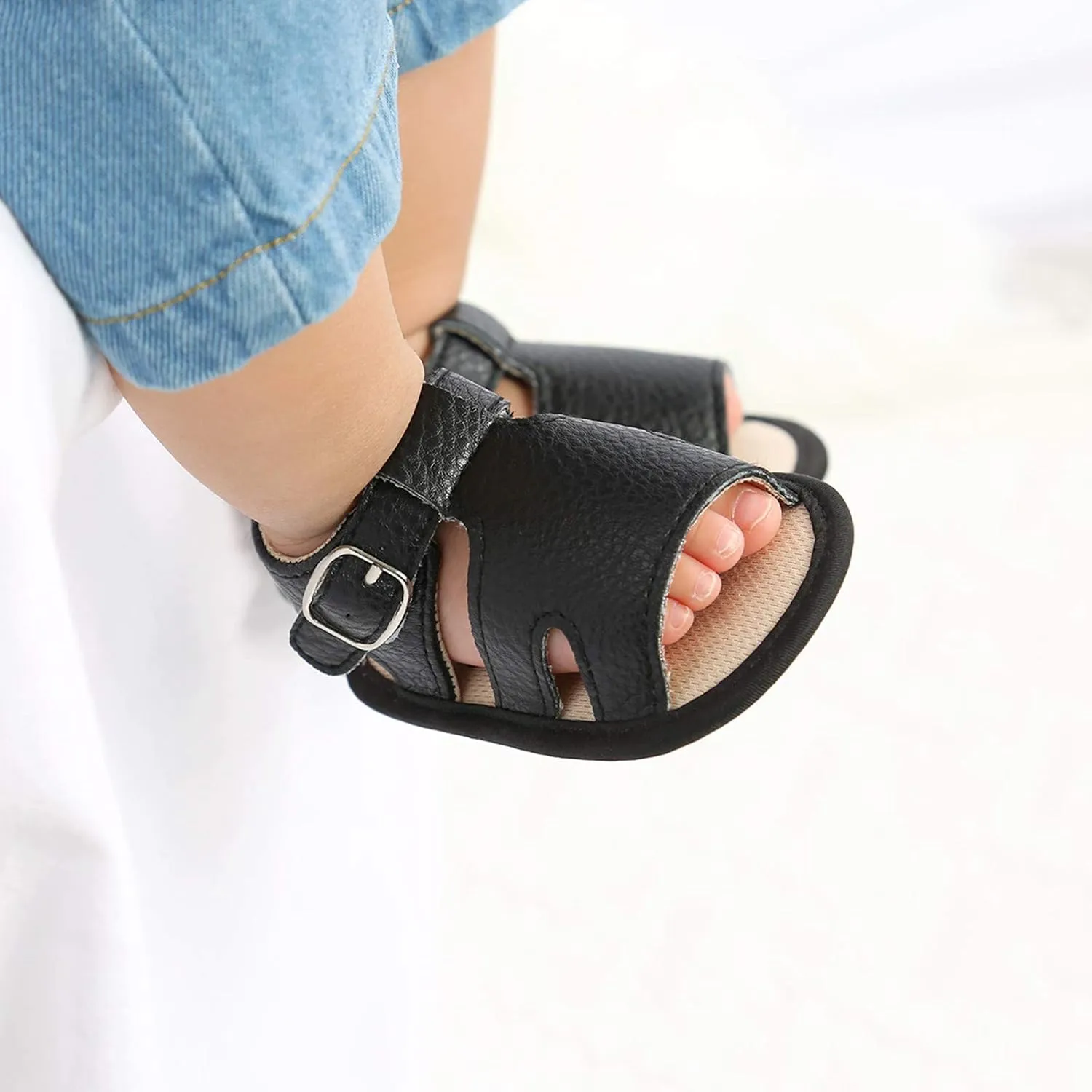 Toddler Summer Spring Shoes Soft Sole Walking Boys Prewalker Sandals Baby Flat Rubber Girls Shoes Non-Slip Shoes