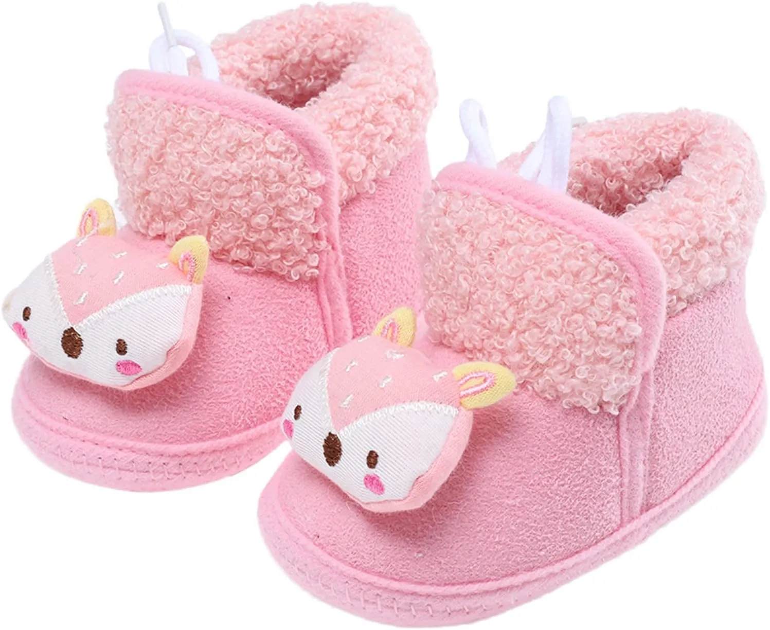 Toddler Walking Shoes Baby Girls Boys Warm Shoes Soft Sole Booties Snow Boots Infant Comfortable Shoes