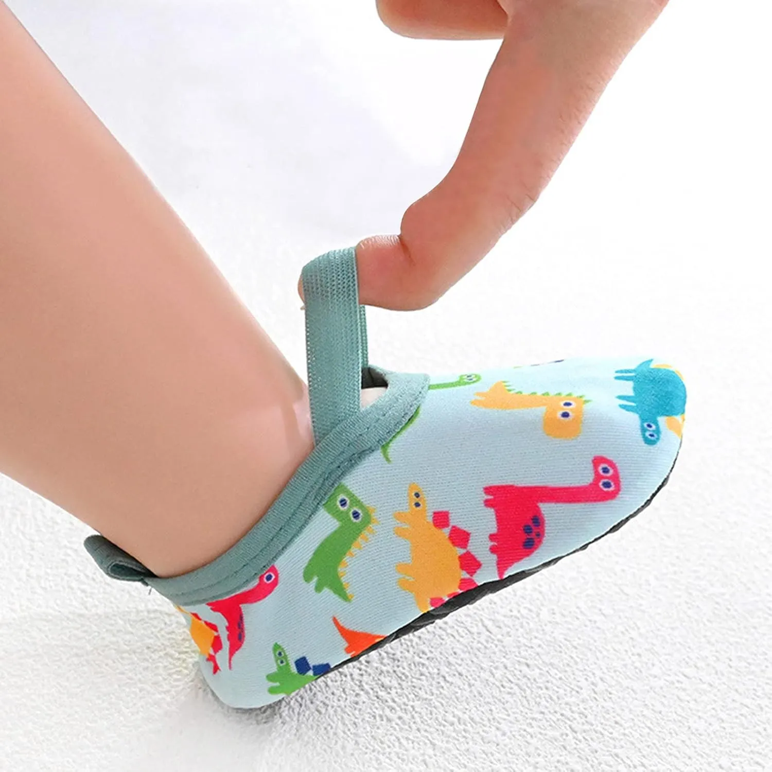 Toddler Water Shoes Swim Socks with Grips Baby First Walking Slippers Slip on Sneakers Beach Barefoot Shoes for Kids