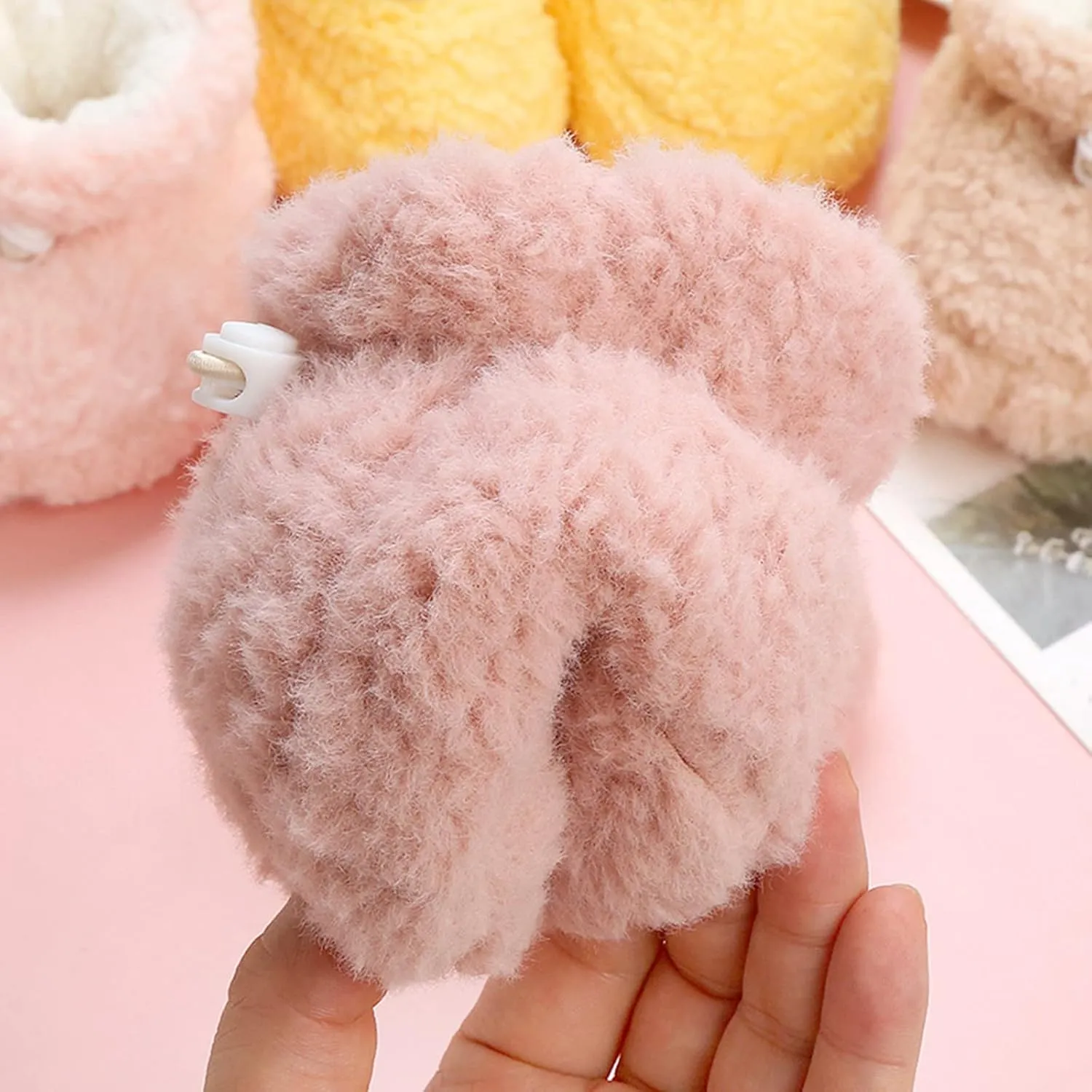 Toddler Winter Plush Thickened Baby Shoes Soft Sole Warm Girls Socks Cotton Shoes for Babys Slip on for Boys
