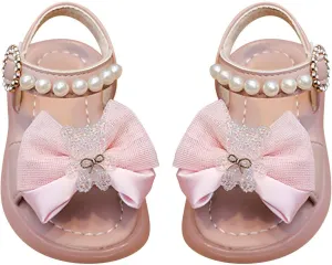 toddlers sandal For Children Wearing Beach Shoes Pearl Soft Sole