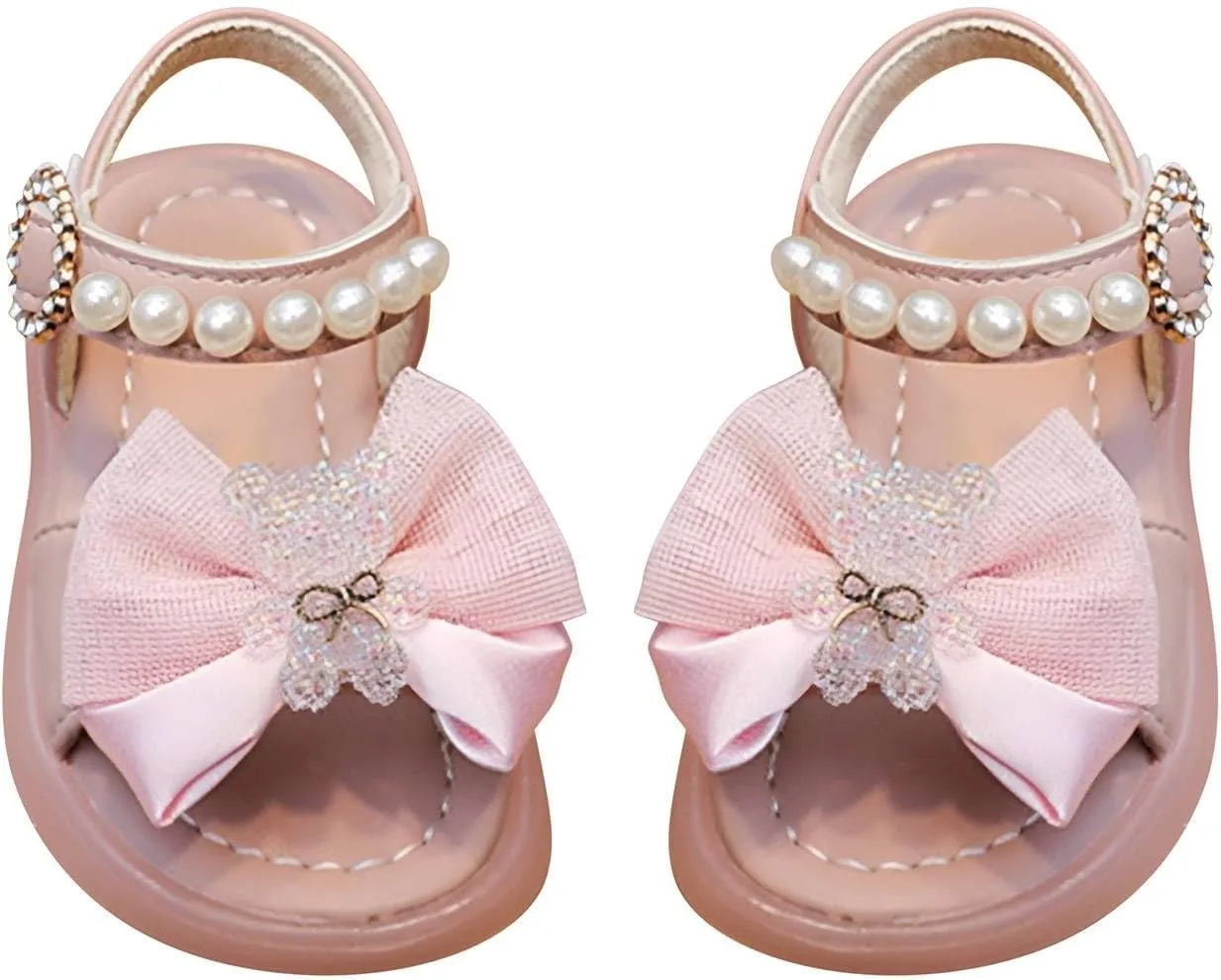 toddlers sandal For Children Wearing Beach Shoes Pearl Soft Sole
