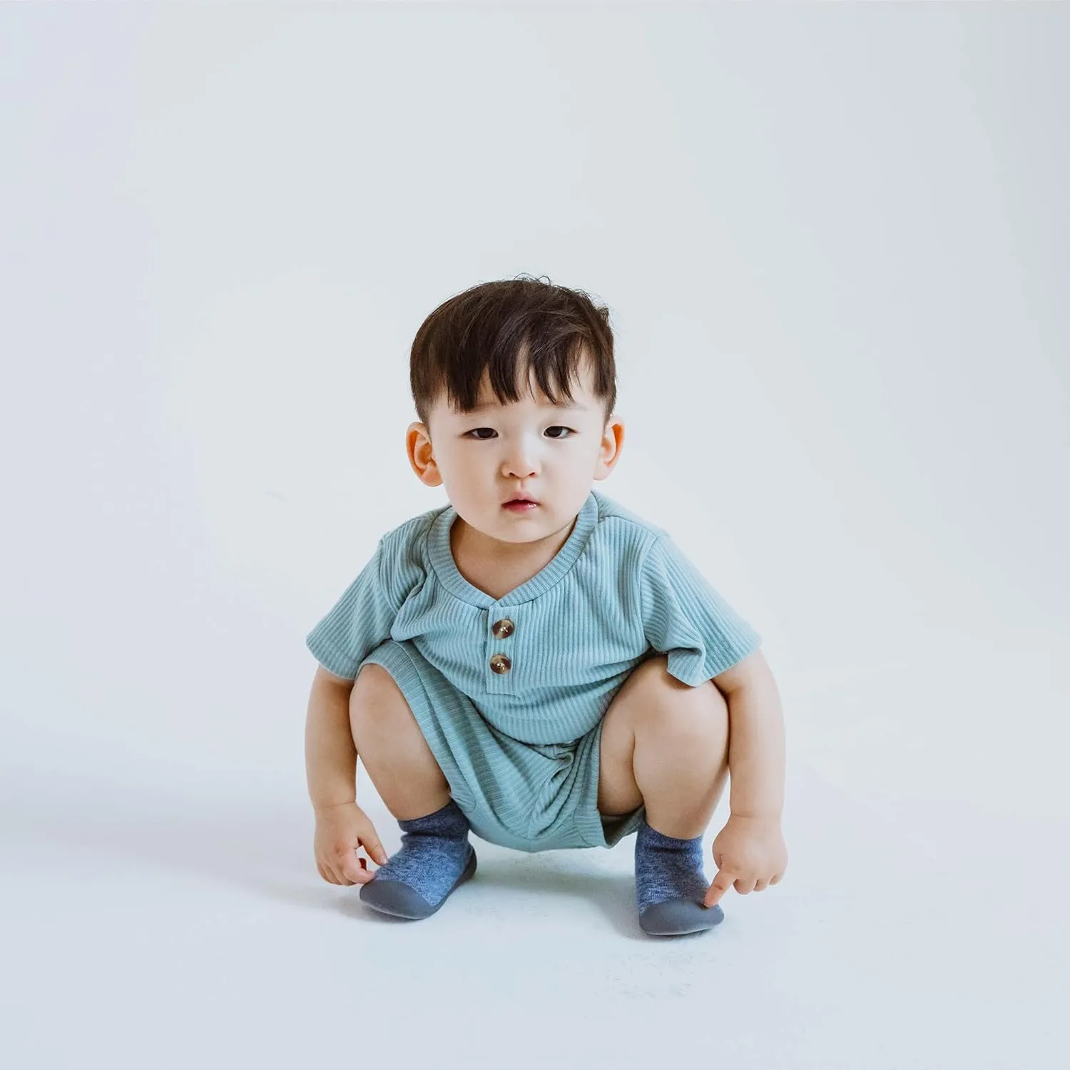 Travel Bug The Denver Baby Slipper Sock Walking Shoes with Rubber Soles