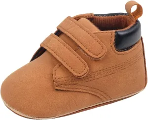 Unisex Baby Girls Boys High-top Shoes, Newborn Infant Anti-Slip Soft Sole First Walking Breathable Sneakers