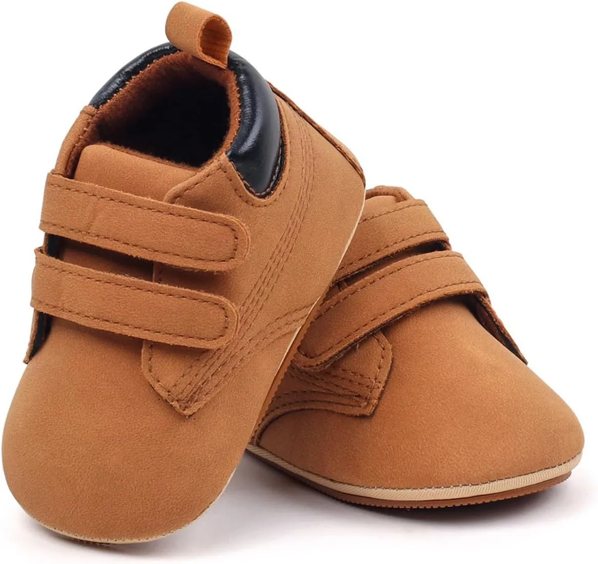 Unisex Baby Girls Boys High-top Shoes, Newborn Infant Anti-Slip Soft Sole First Walking Breathable Sneakers