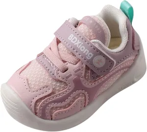 Unisex-Child Athletic Crib Shoe Infant Baby Boys Girls Sneaker Leather Soft Sole Non-Slip Outdoor Toddler Casual