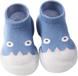 VALICLUD Socks Shoes First Babies Slipper Socks House Shoes Non Socks White Indoor Knitted Walking