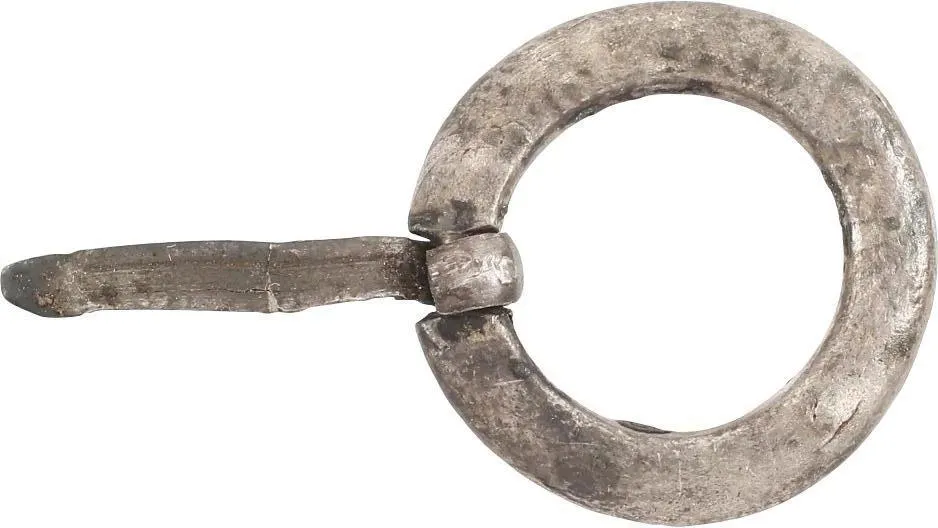 VIKING SILVER PROTECTIVE BROOCH 10TH-11TH CENTURY AD