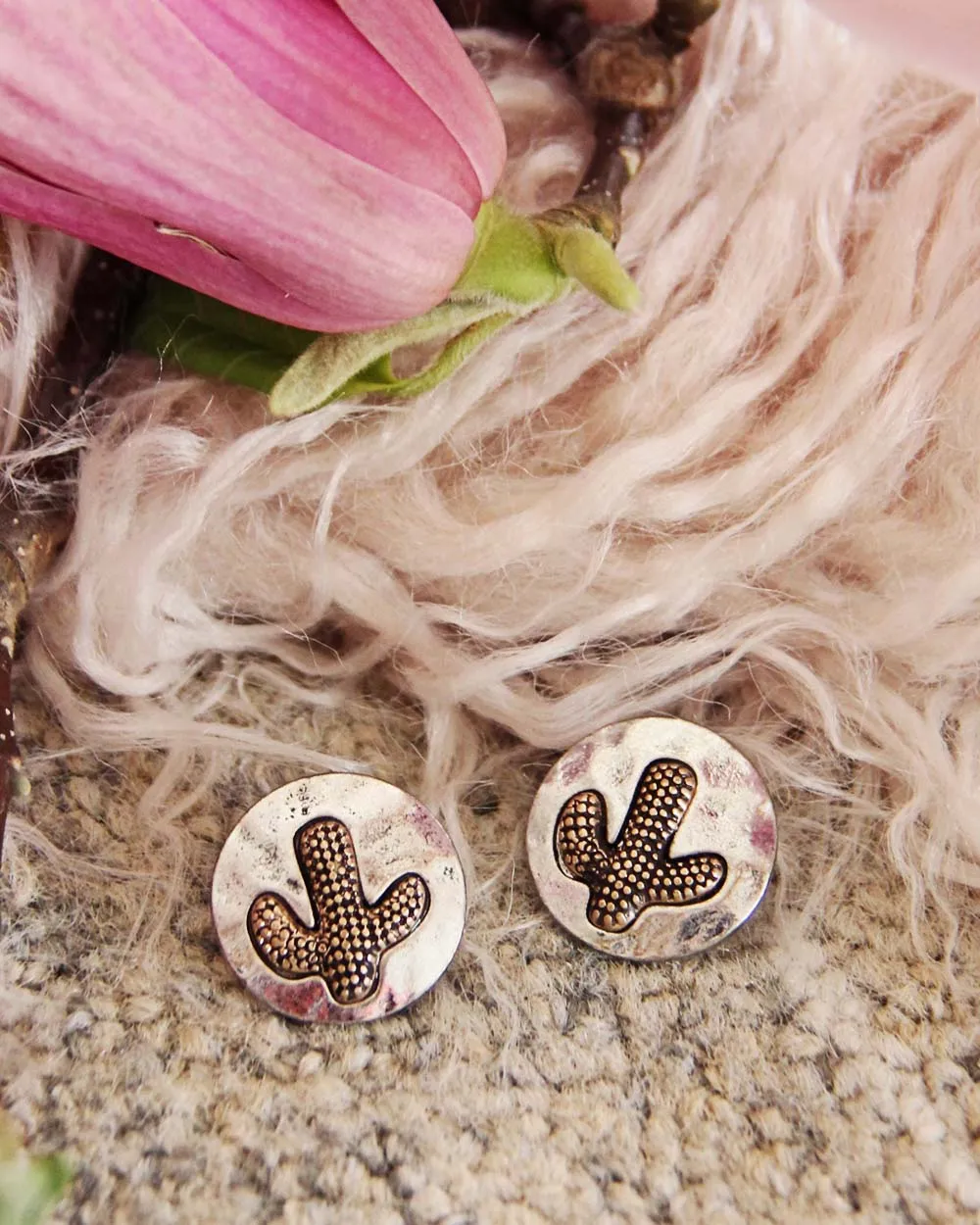 Vintage Cactus Earrings